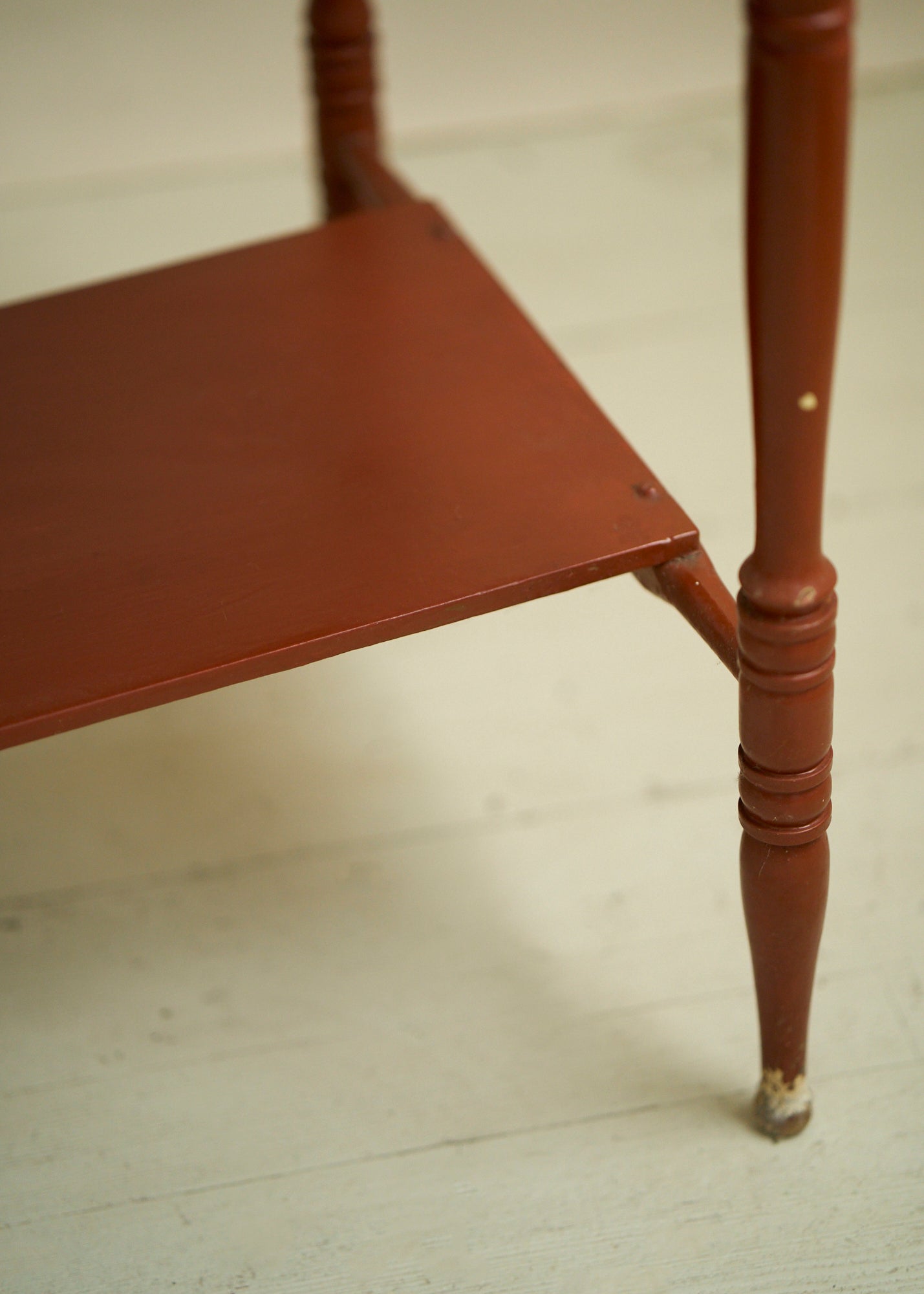 Vintage Painted Wood Accent Table