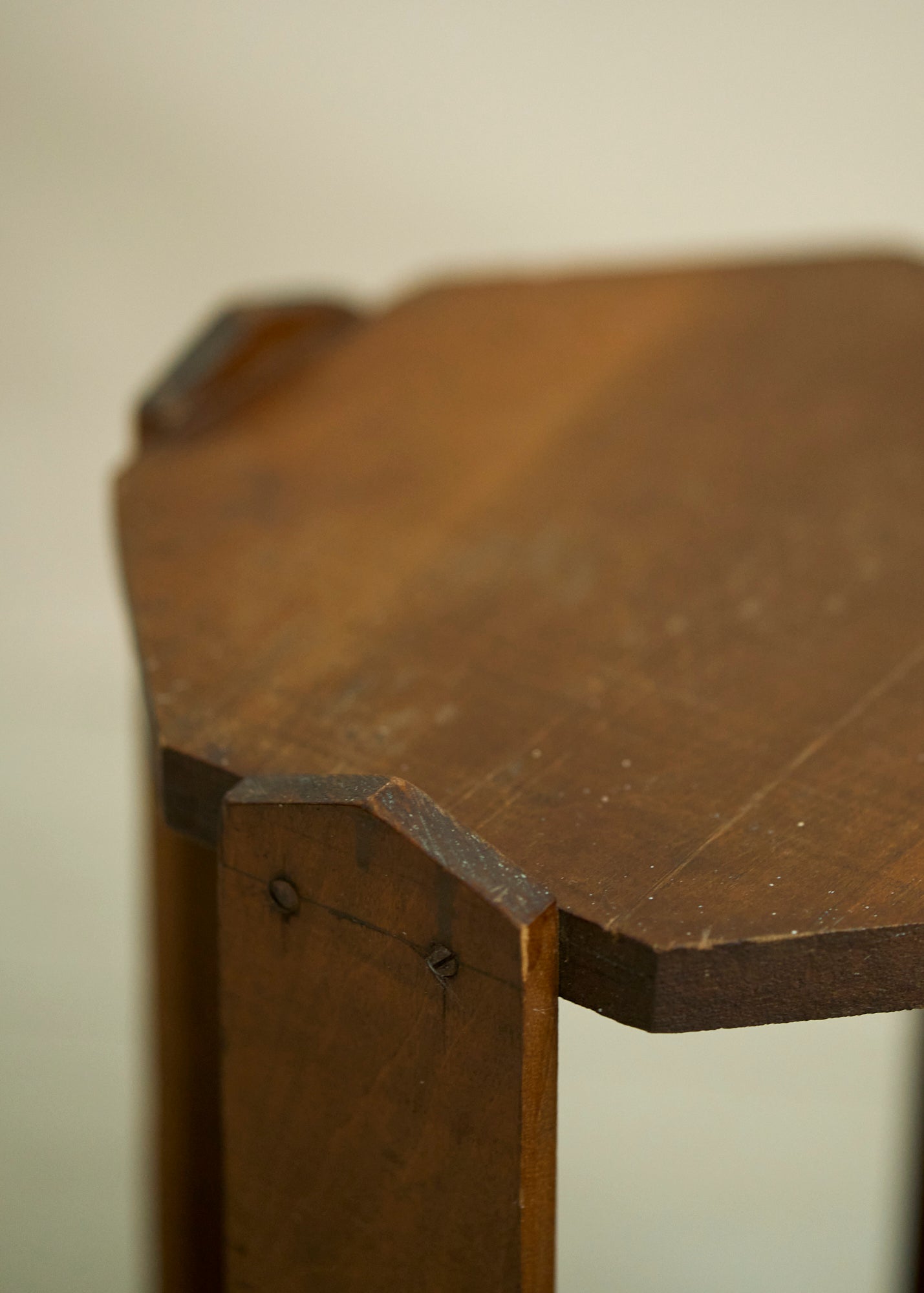 Handmade Wooden Side Table