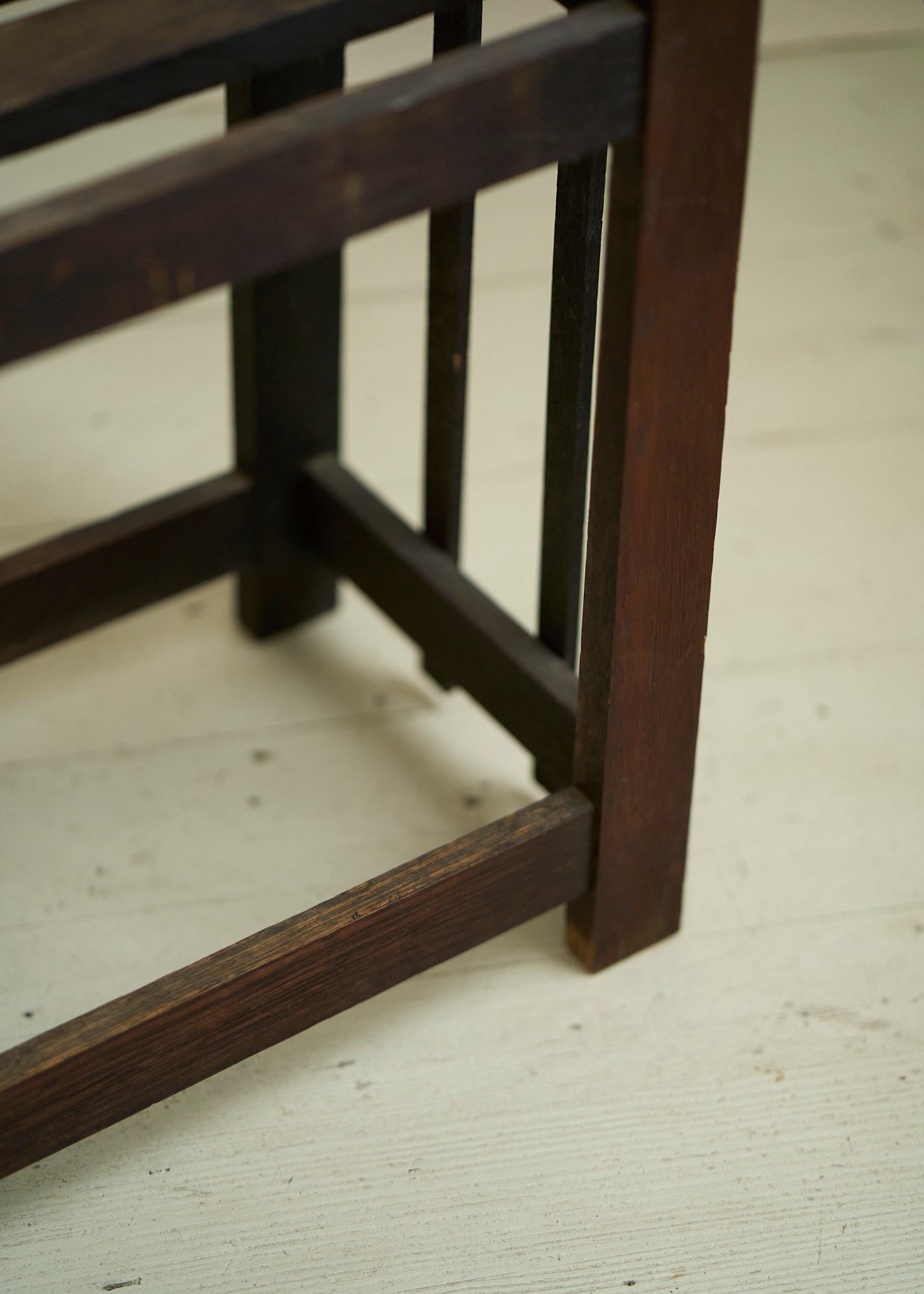 Vintage Mission Style Wood Accent Table