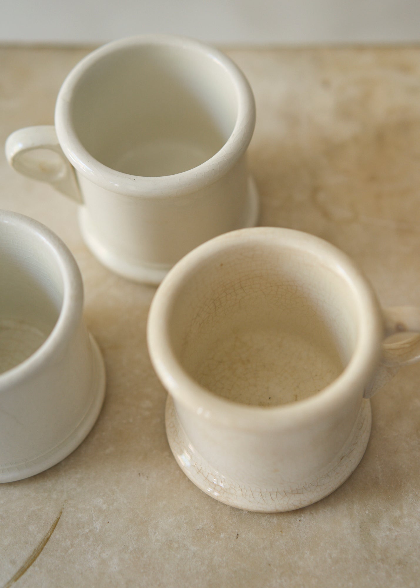 Antique Stoneware Mugs