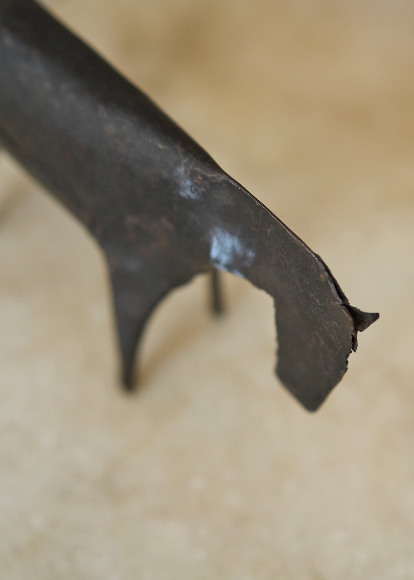 Folk Art Metal Horse Sculpture