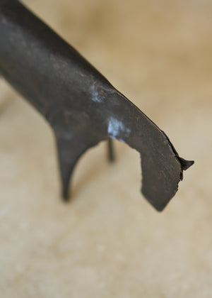 Folk Art Metal Horse Sculpture