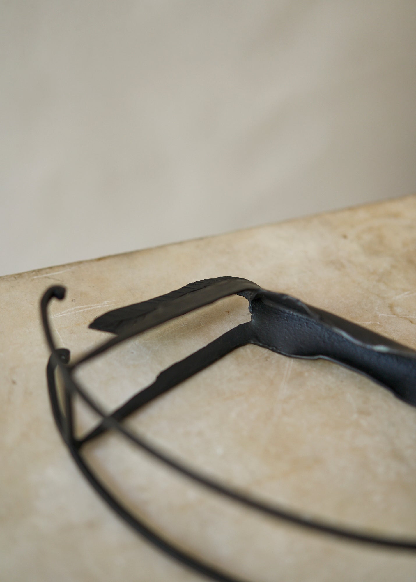 Folk Art Metal Rocking Horse