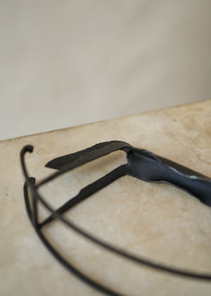 Folk Art Metal Rocking Horse