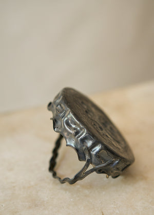 Vintage Metal Trinket Basket