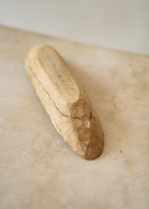 Hand Carved Folk Art Wooden Boat