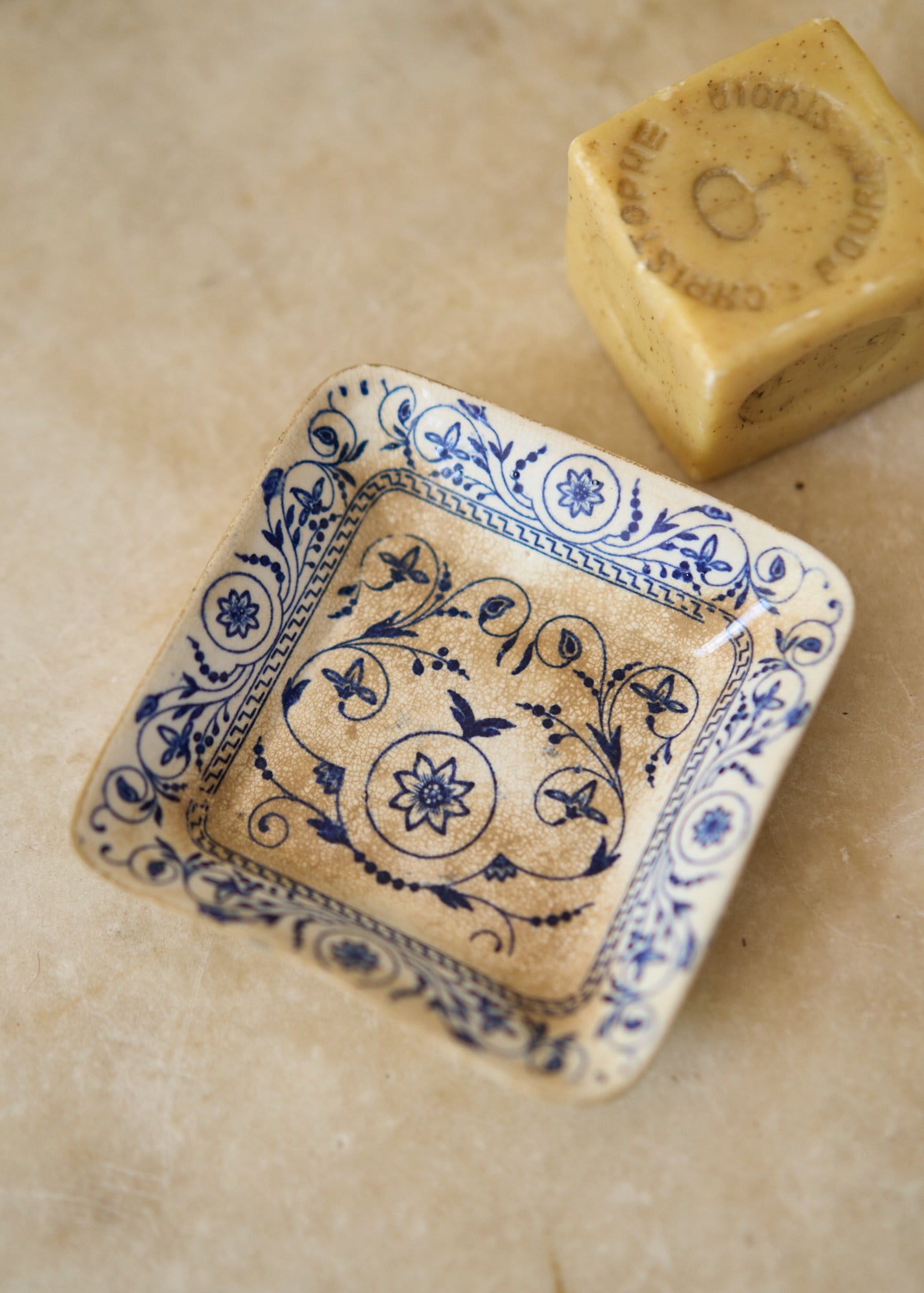 Antique Ceramic Trinket Dish