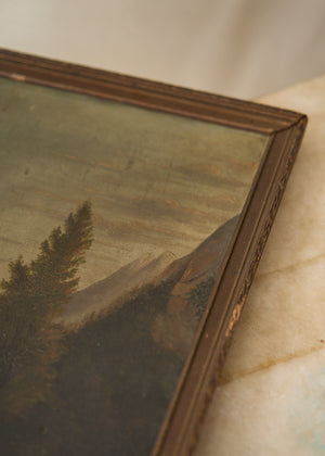 Quiet Mountain Valley Oil Painting