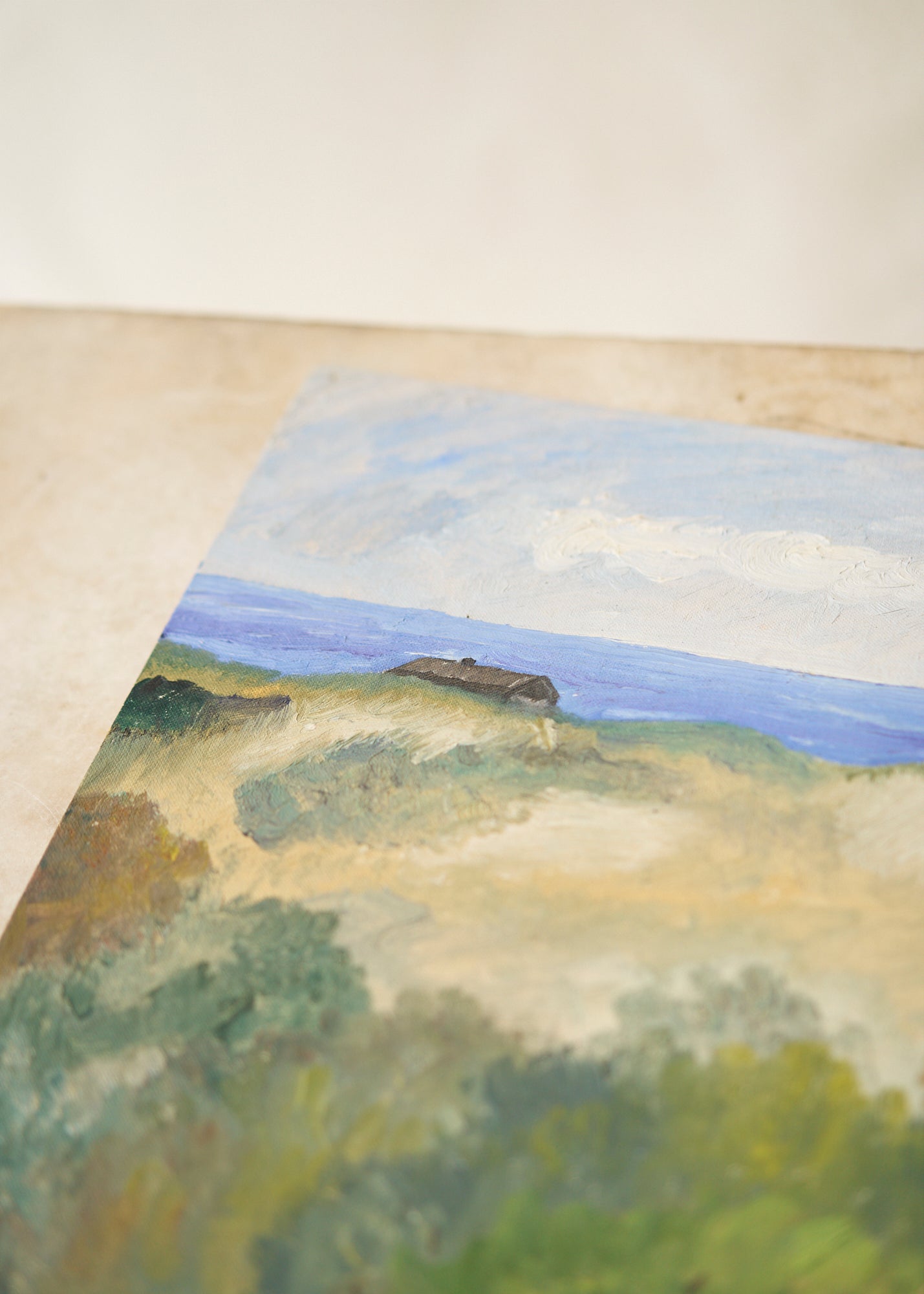 Seaside Oil Painting
