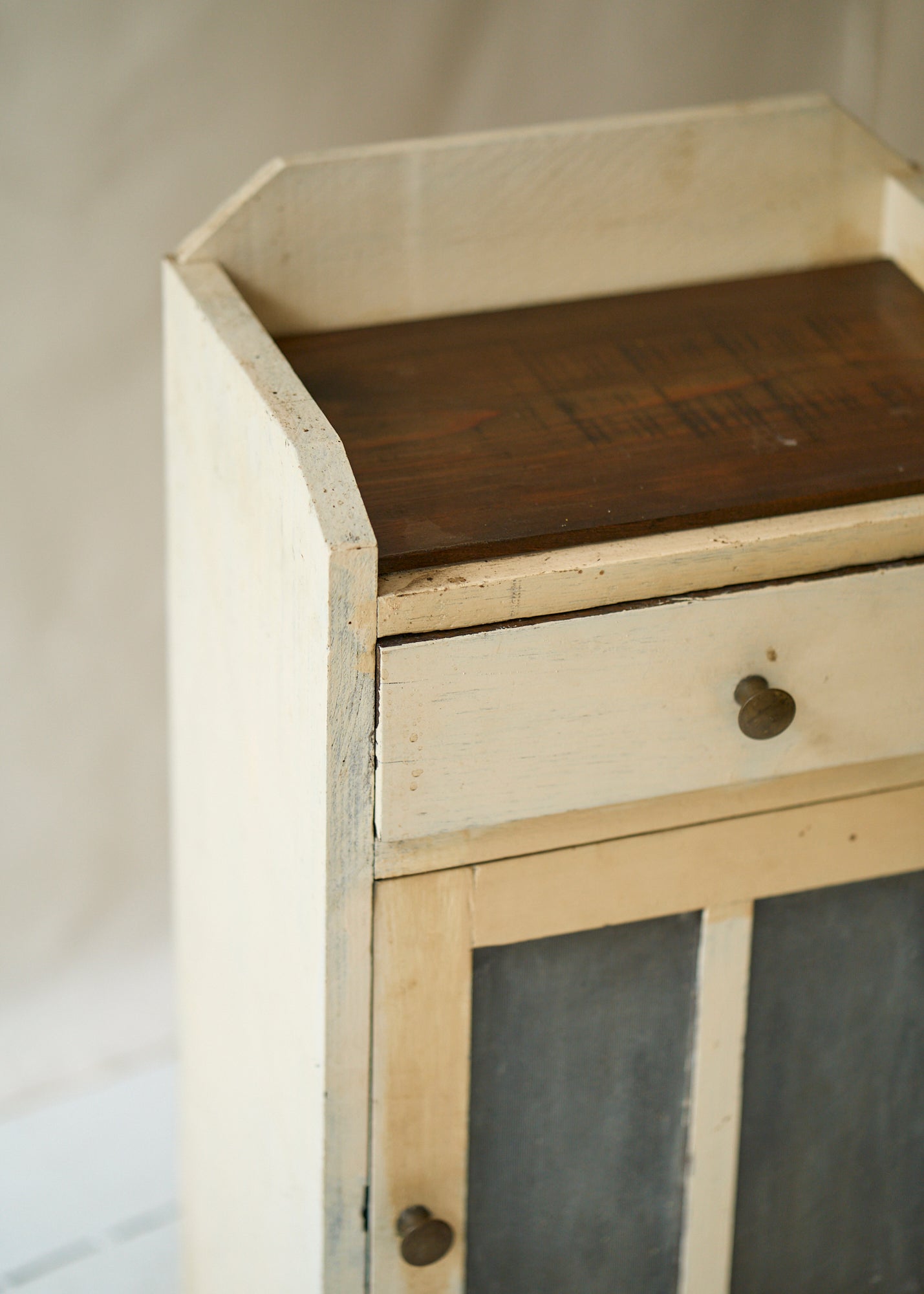 Antique Wooden Utility Cabinet