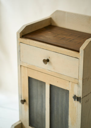 Antique Wooden Utility Cabinet