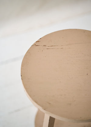 Vintage Painted Wooden Stool