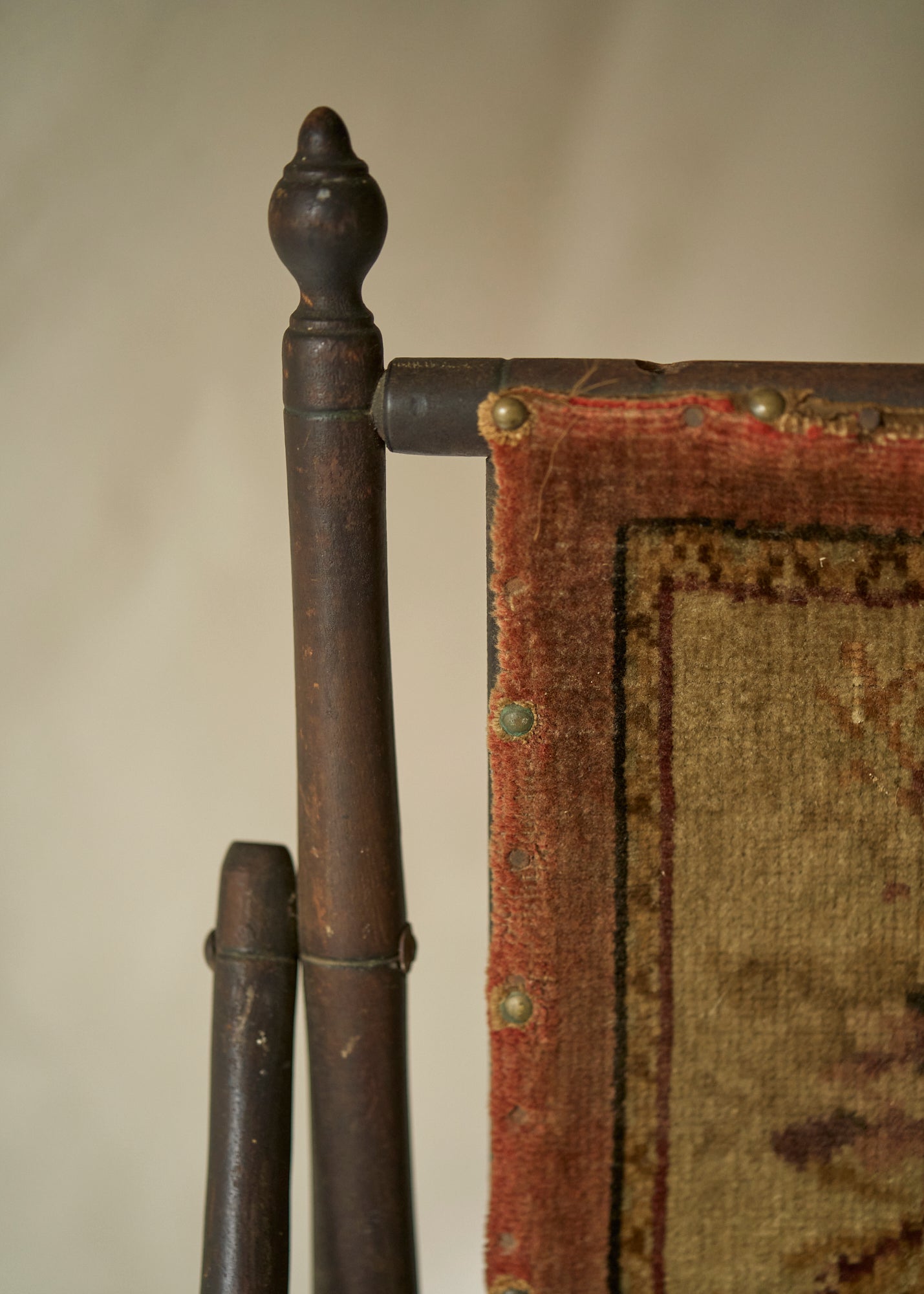 Victorian Fabric Rocking Chair