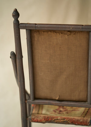 Victorian Fabric Rocking Chair
