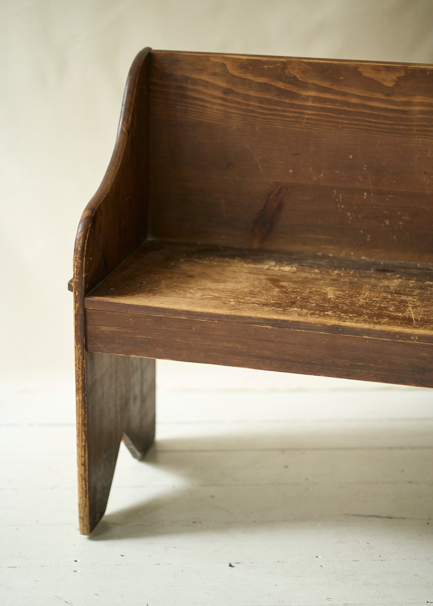 Antique Primitive Wooden Bench