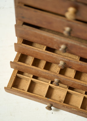 Antique Set of Wooden Drawers