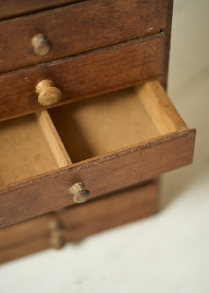 Antique Set of Wooden Drawers