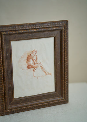 1920's era Male Figure Drawing