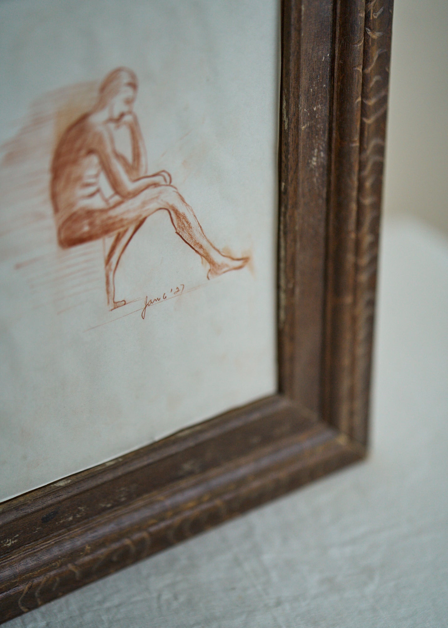 1920's era Male Figure Drawing