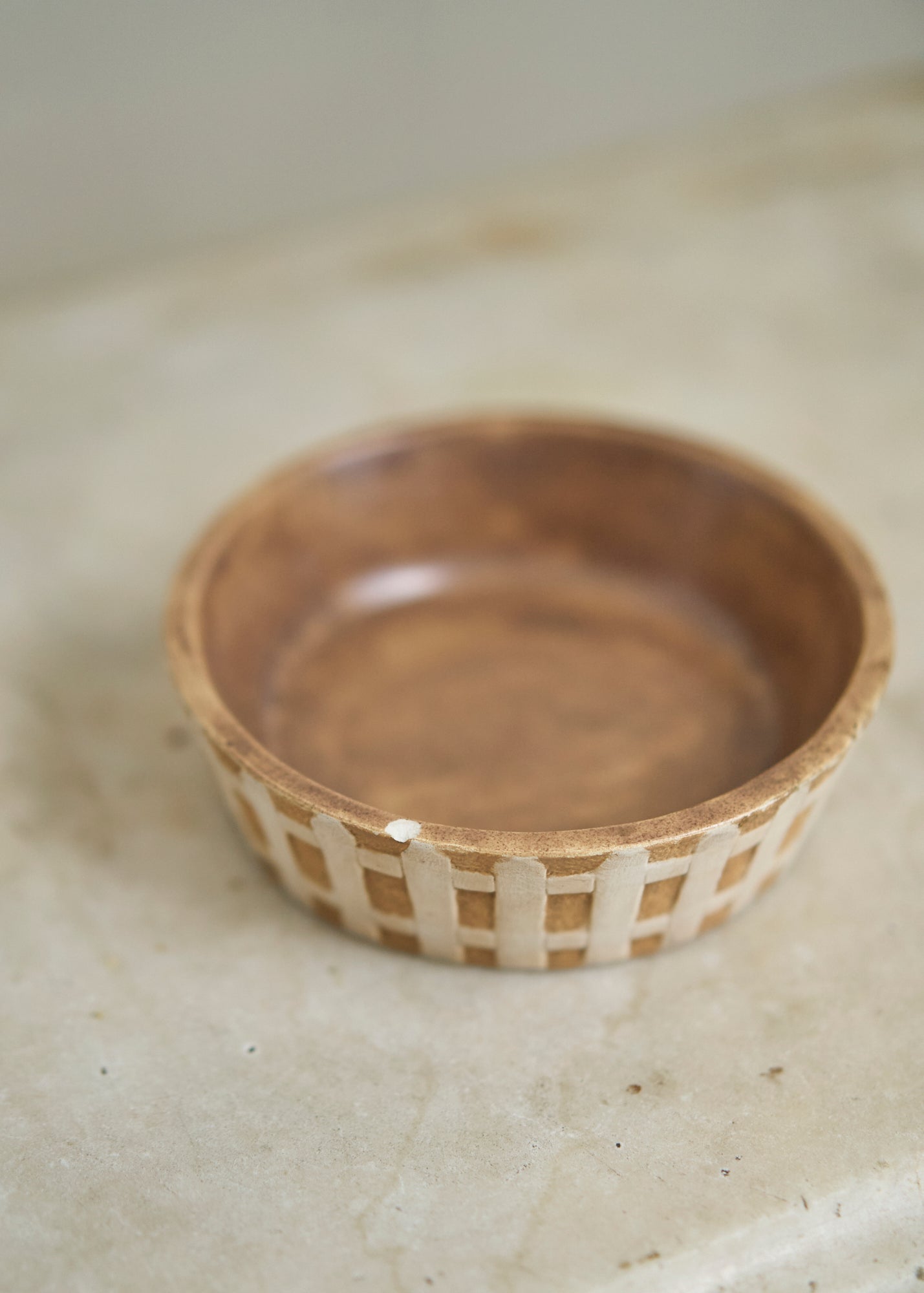 Handmade Ceramic Fence Bowl