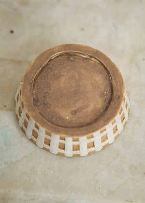 Handmade Ceramic Fence Bowl