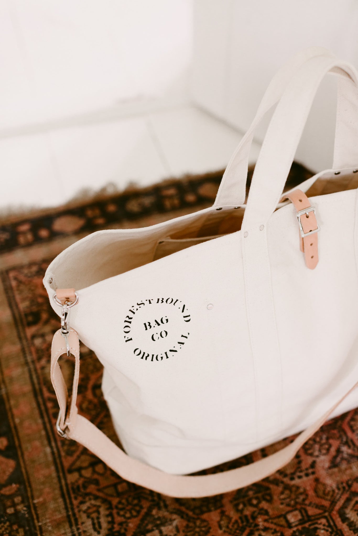 Grand Canvas Cargo Bag - Natural