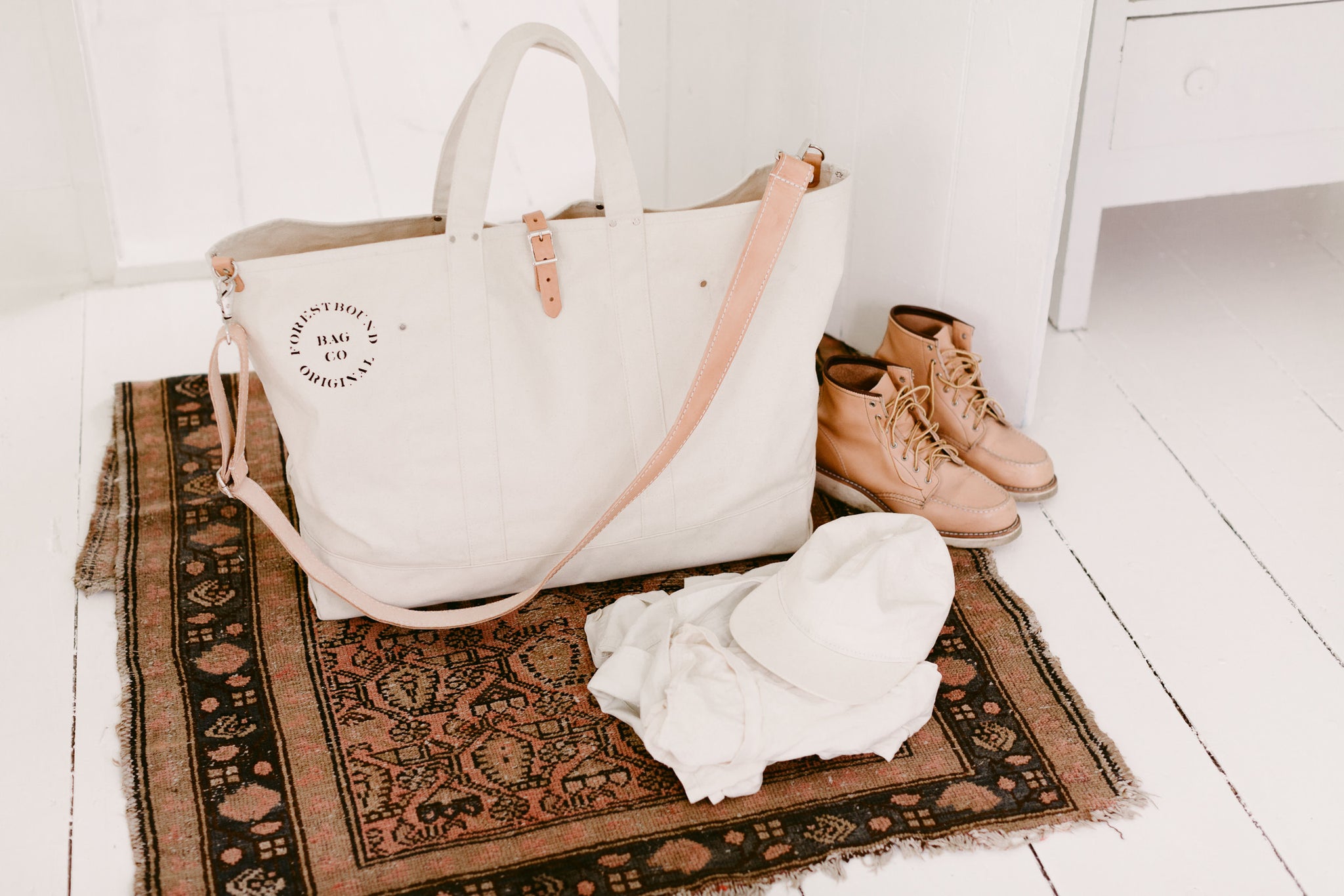 Grand Canvas Cargo Bag - Natural