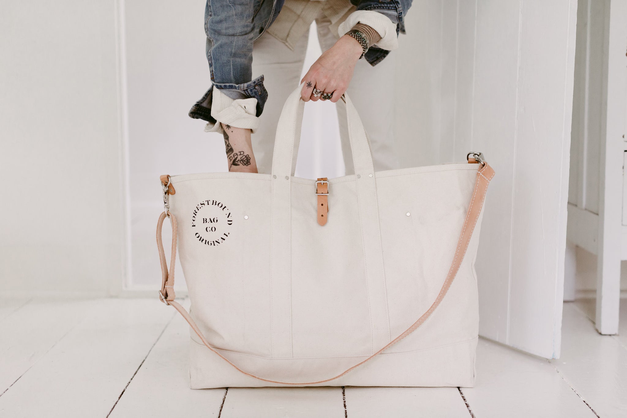 Grand Canvas Cargo Bag - Natural