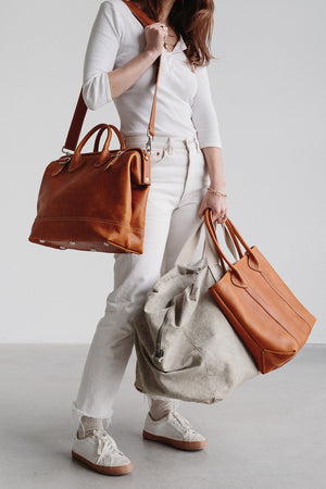 Leather Mason Bag