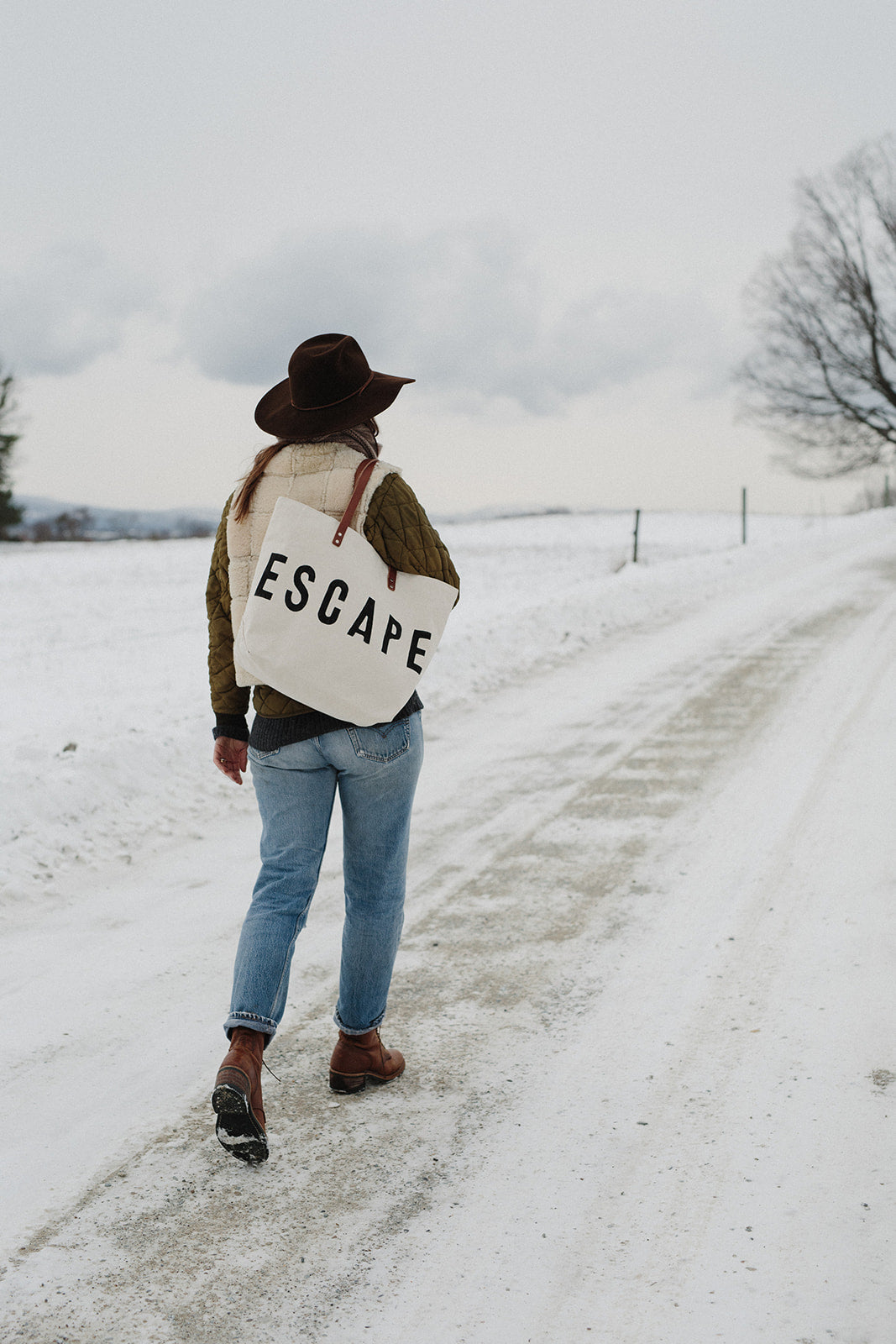 ESCAPE Canvas Tote Bag