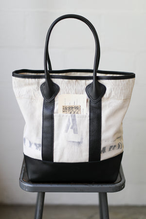 WWII era Salvaged Canvas Tote Bag
