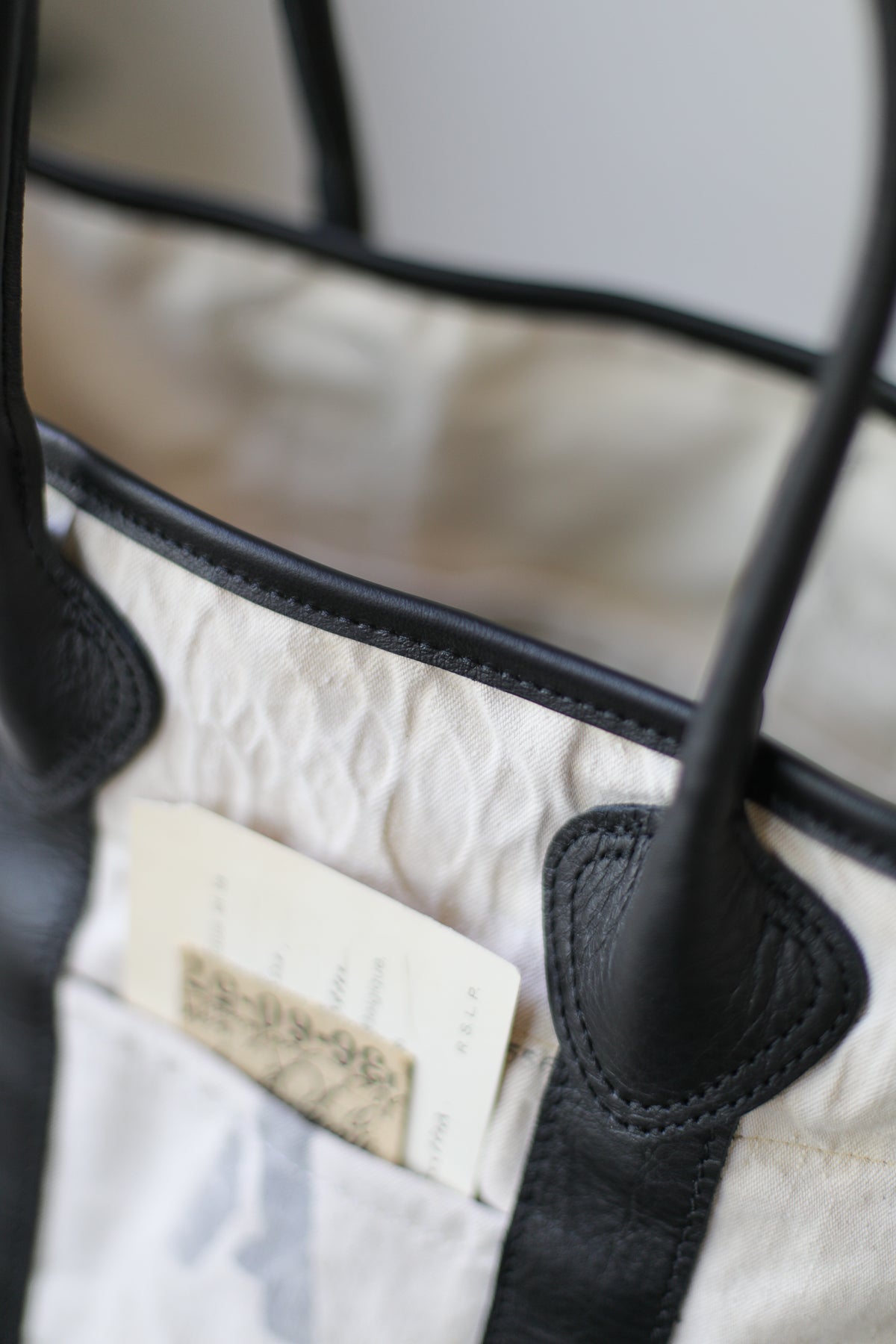 WWII era Salvaged Canvas Tote Bag