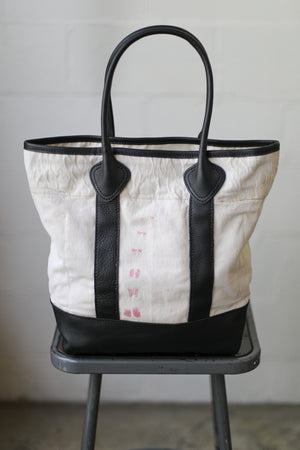 WWII era Salvaged Canvas Tote Bag