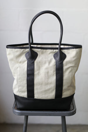1940's era Salvaged Canvas Tote Bag