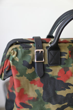 1950's era Salvaged Camo Carryall