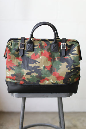 1950's era Salvaged Camo Carryall