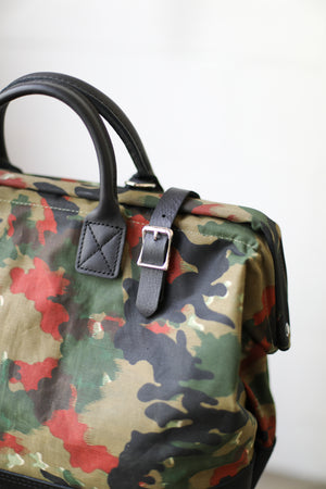 1950's era Salvaged Camo Carryall
