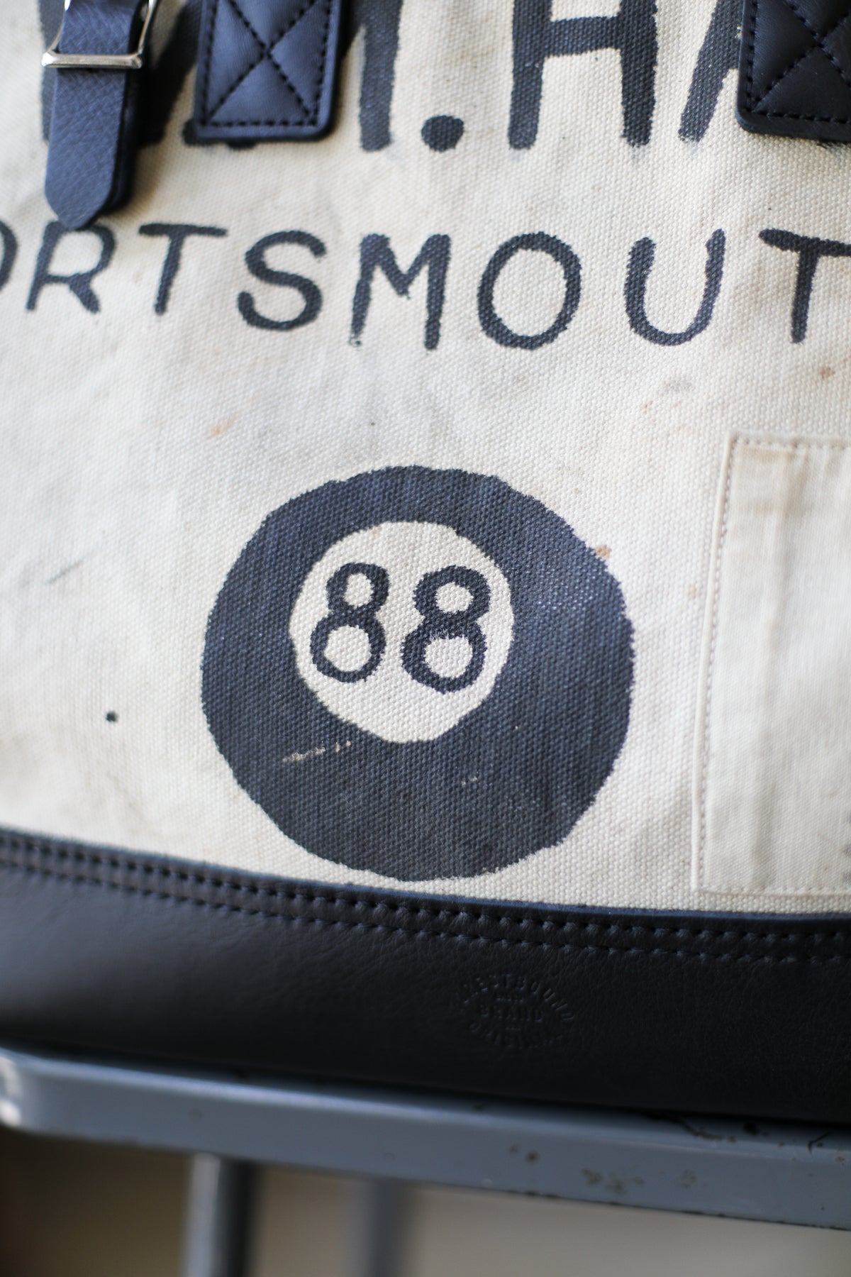WWII era Salvaged USN Canvas Carryall