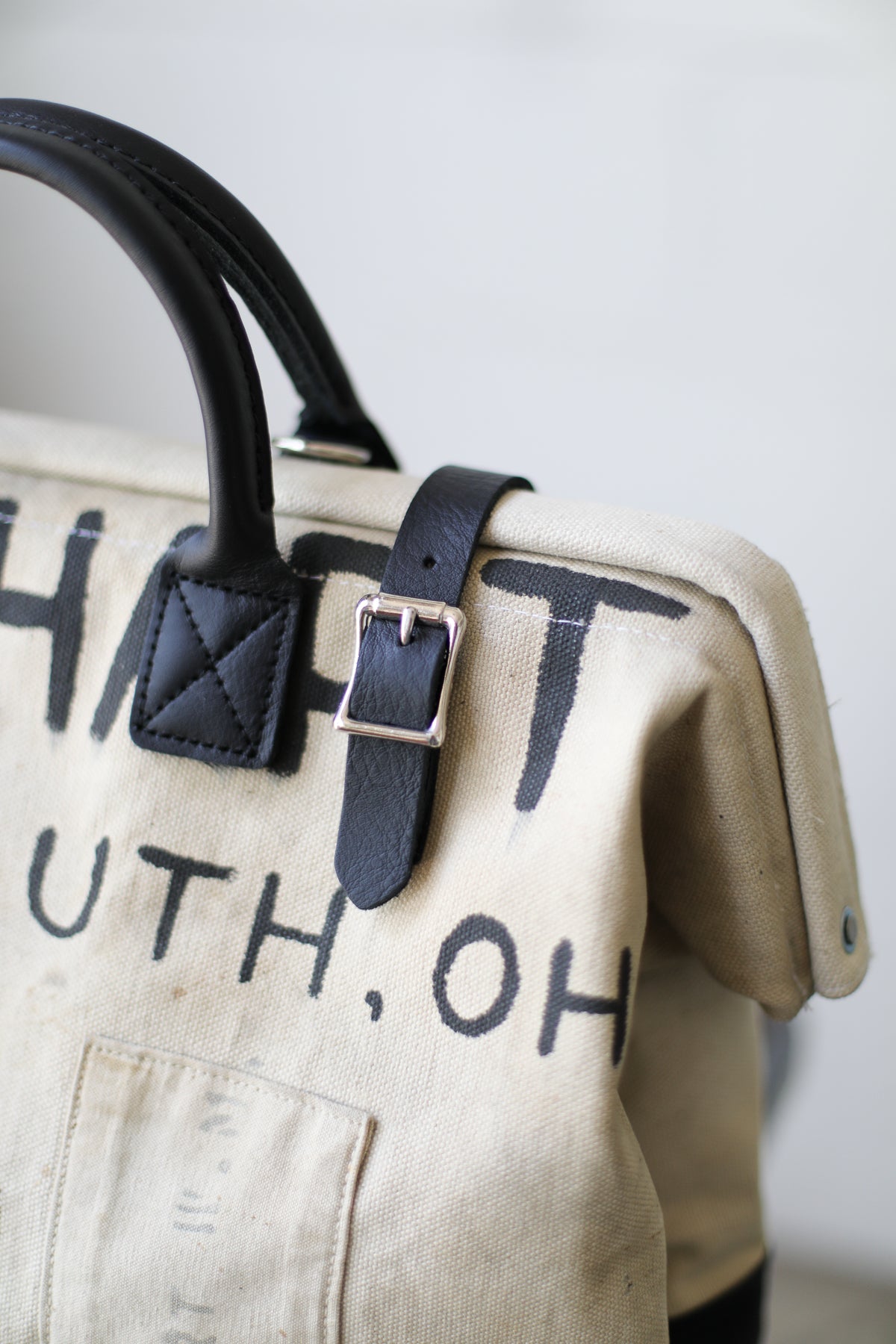 WWII era Salvaged USN Canvas Carryall