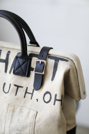 WWII era Salvaged USN Canvas Carryall
