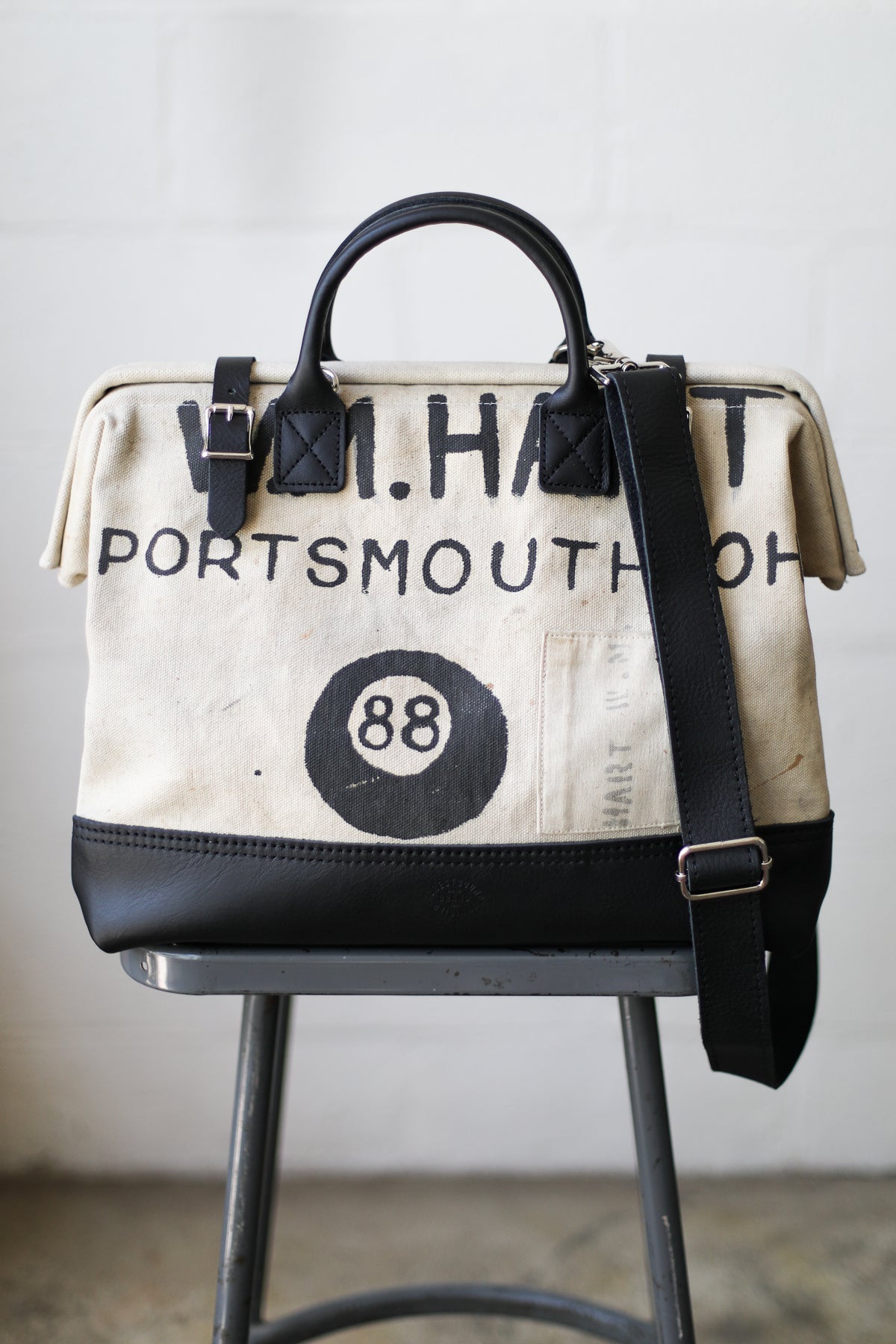 WWII era Salvaged USN Canvas Carryall