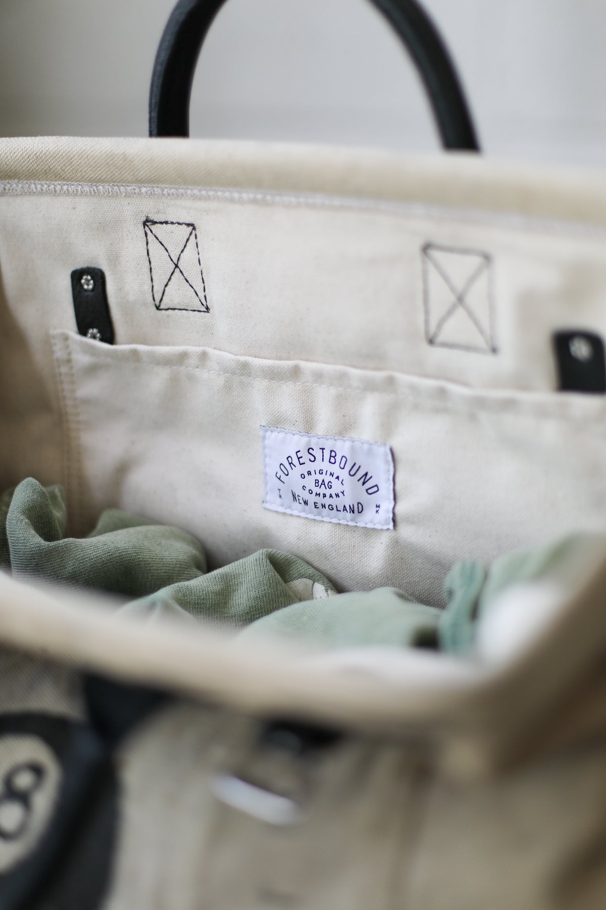 WWII era Salvaged USN Canvas Carryall