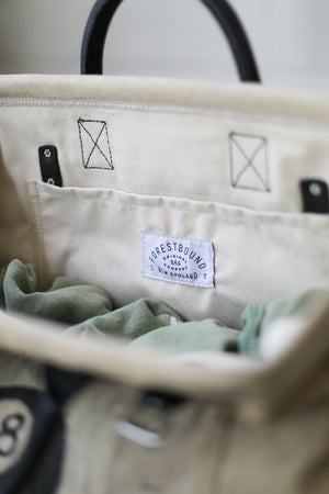 WWII era Salvaged USN Canvas Carryall