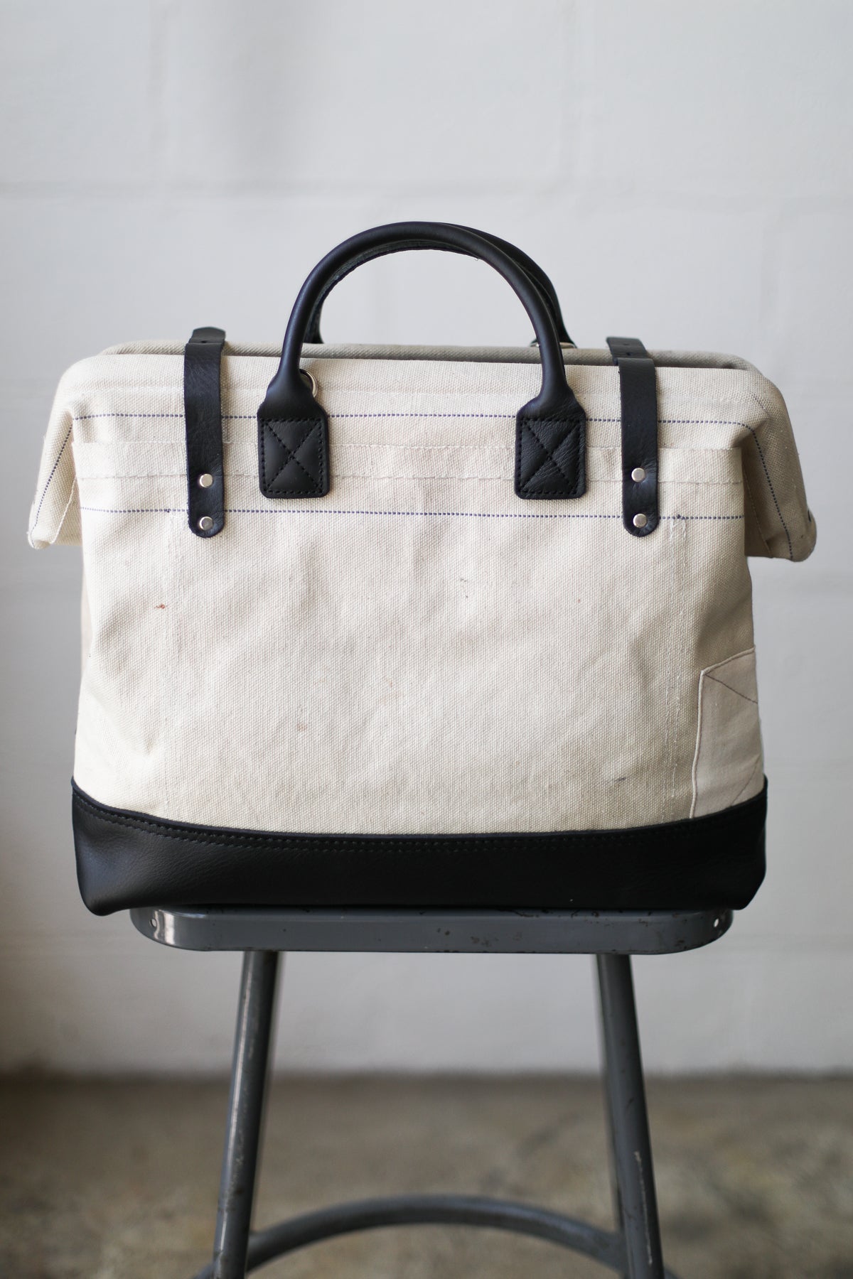 WWII era Salvaged USN Canvas Carryall