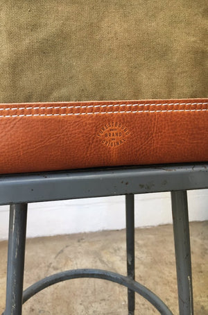 WWII era Salvaged Canvas Carryall