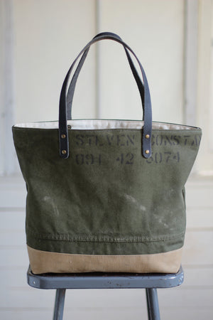 WWII era Canvas Tote Bag