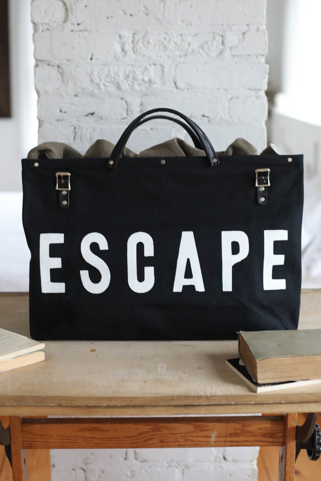 Forestbound ESCAPE Canvas Utility Bag in Black
