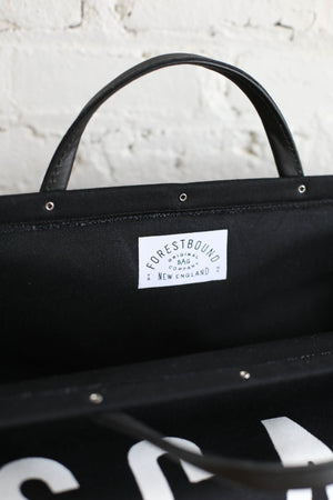 Forestbound ESCAPE Canvas Utility Bag in Black