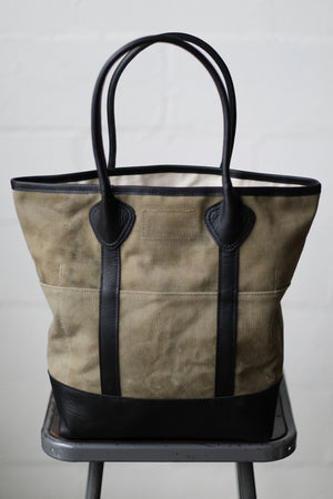 1930's era Salvaged Canvas Tote Bag