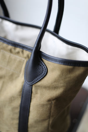 1930's era Salvaged Military Canvas Tote Bag